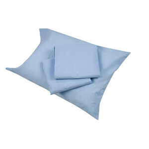 HOSPITAL BED SHEET SET 36X80X6 BLUE